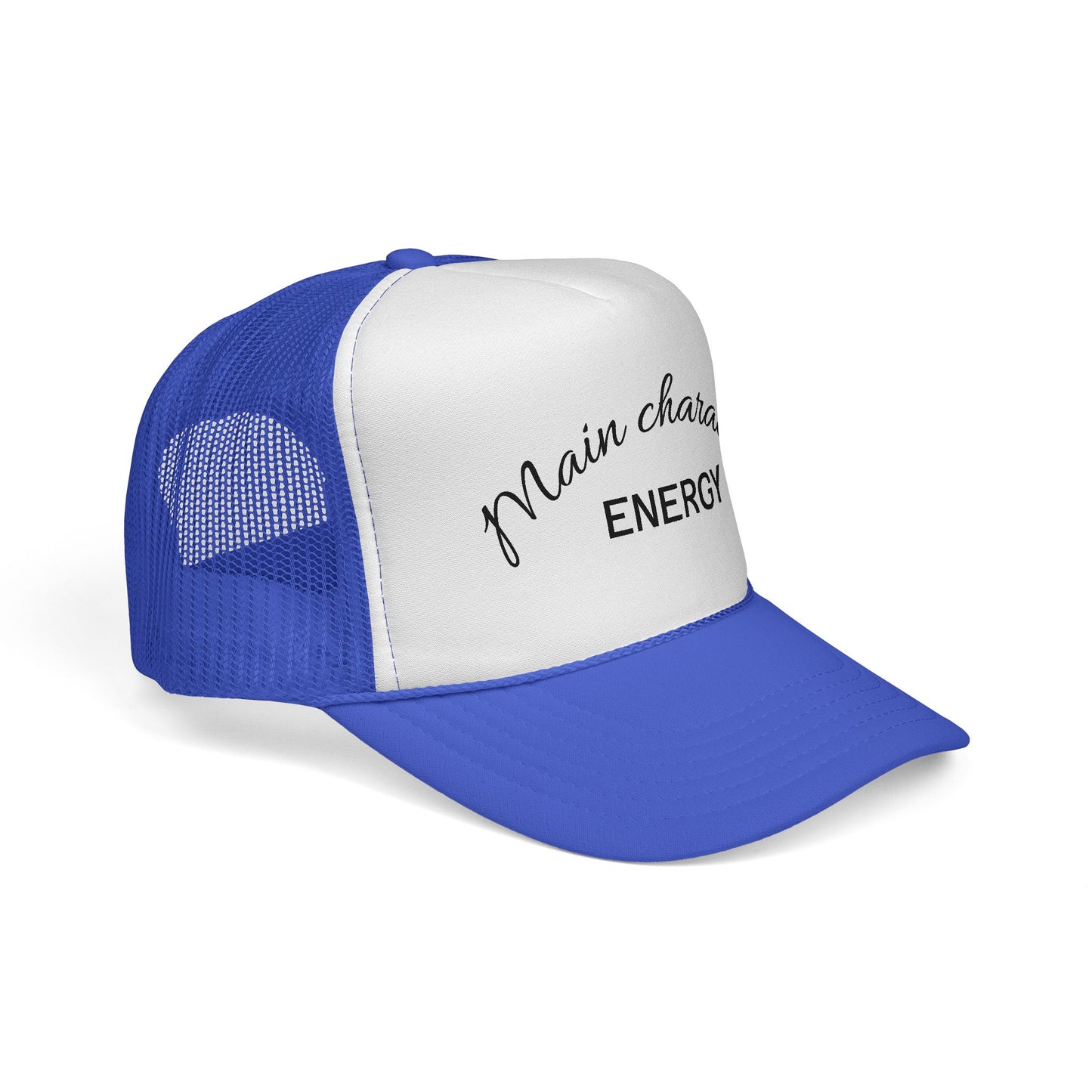 Main Character Energy Trucker Cap, Cool Hat for Trendy Vibes, Gift for Friends, Party Essential, Outdoor Adventure Cap