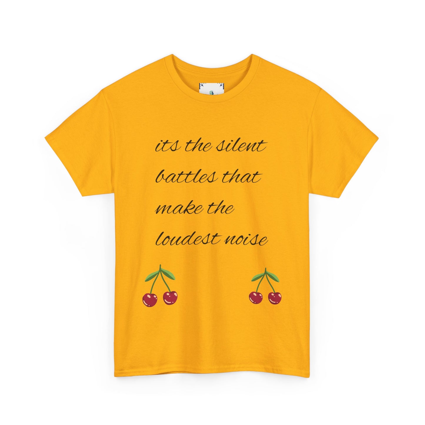 Inspirational Unisex Cotton Tee, Motivational Shirt, Quote T-Shirt, Gift for Mental Health Awareness, Everyday Comfort Wear