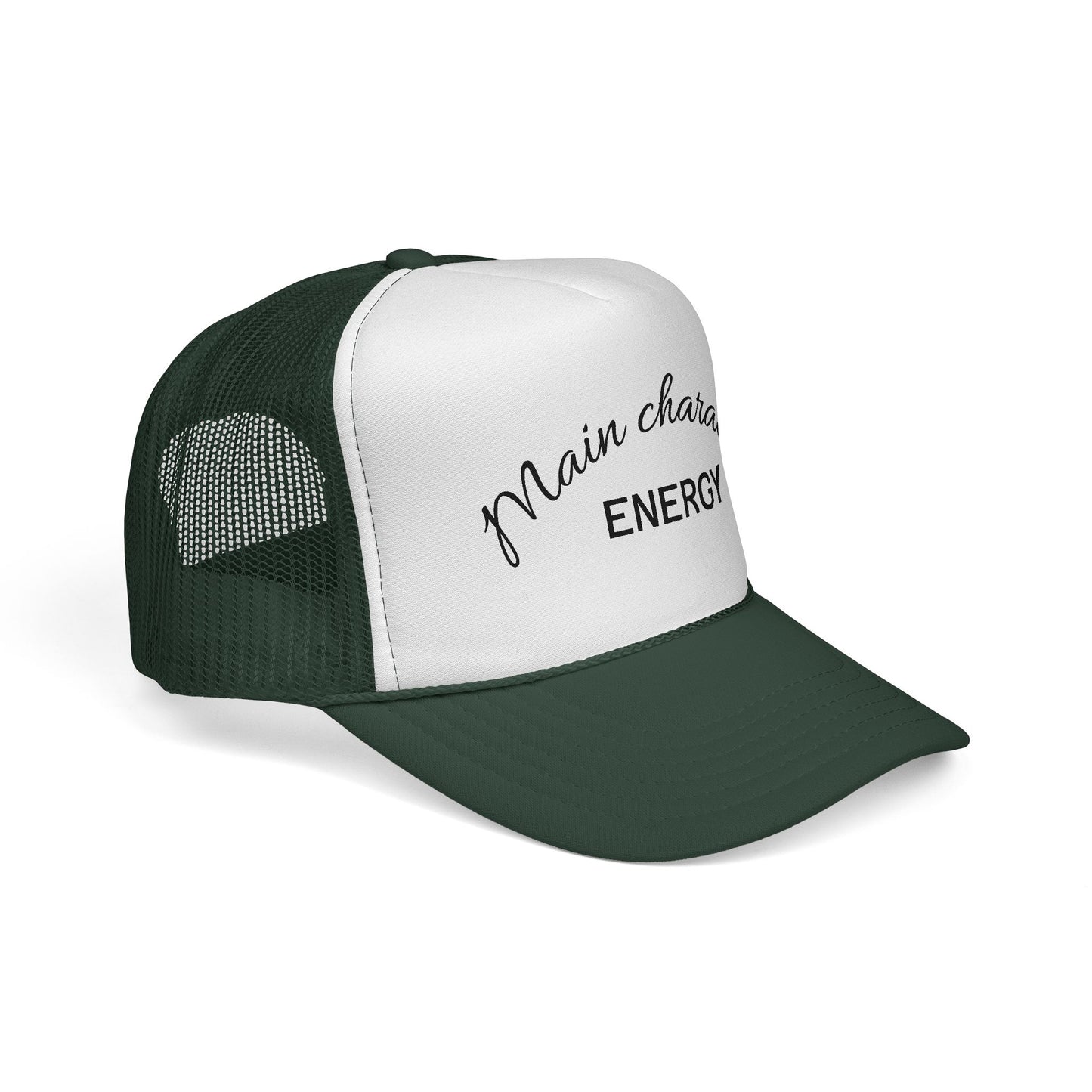 Main Character Energy Trucker Cap, Cool Hat for Trendy Vibes, Gift for Friends, Party Essential, Outdoor Adventure Cap