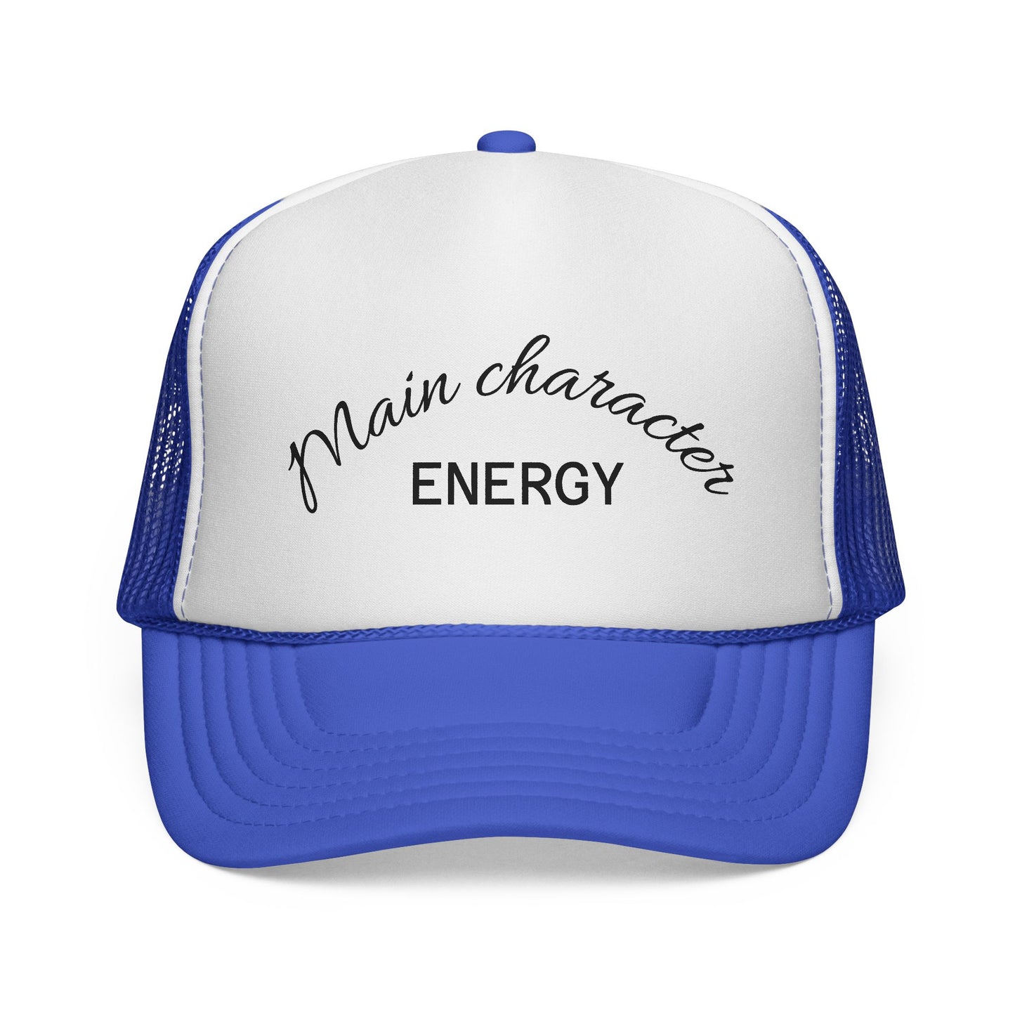 Main Character Energy Trucker Cap, Cool Hat for Trendy Vibes, Gift for Friends, Party Essential, Outdoor Adventure Cap