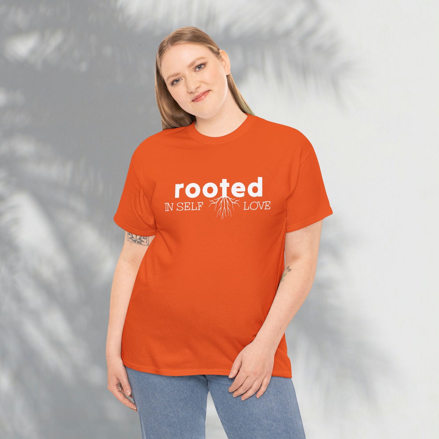 Rooted in Self-love | Unisex Heavy Cotton Tee