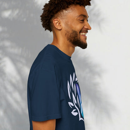 Brave Warrior Tee — Silhouette & Leaves Graphic T-Shirt
