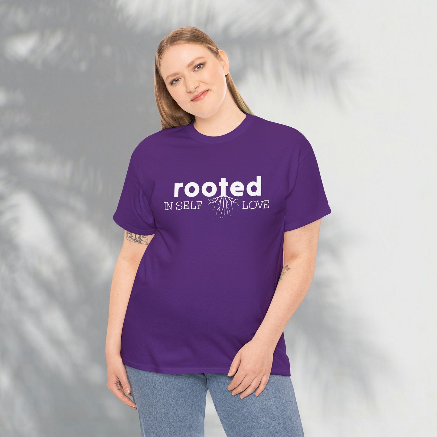 Rooted in Self-love | Unisex Heavy Cotton Tee