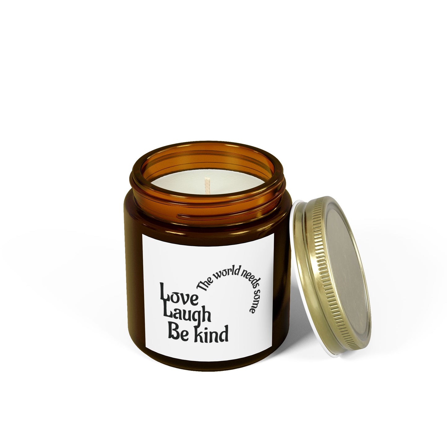 Scented Candle - Love Laugh Be Kind | Eco-Friendly Aroma | Gift for Her, Home Decor, Self-Care, Relaxation, Birthday