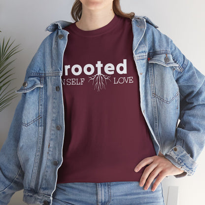 Rooted in Self-love | Unisex Heavy Cotton Tee