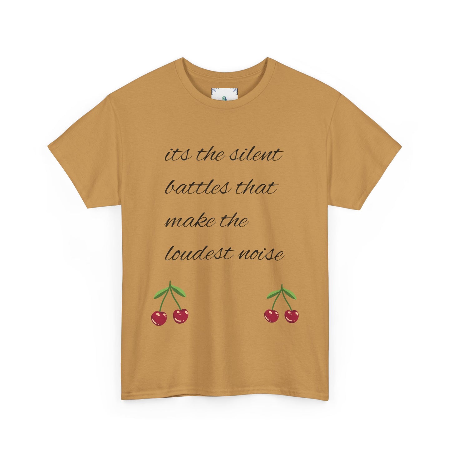 Inspirational Unisex Cotton Tee, Motivational Shirt, Quote T-Shirt, Gift for Mental Health Awareness, Everyday Comfort Wear