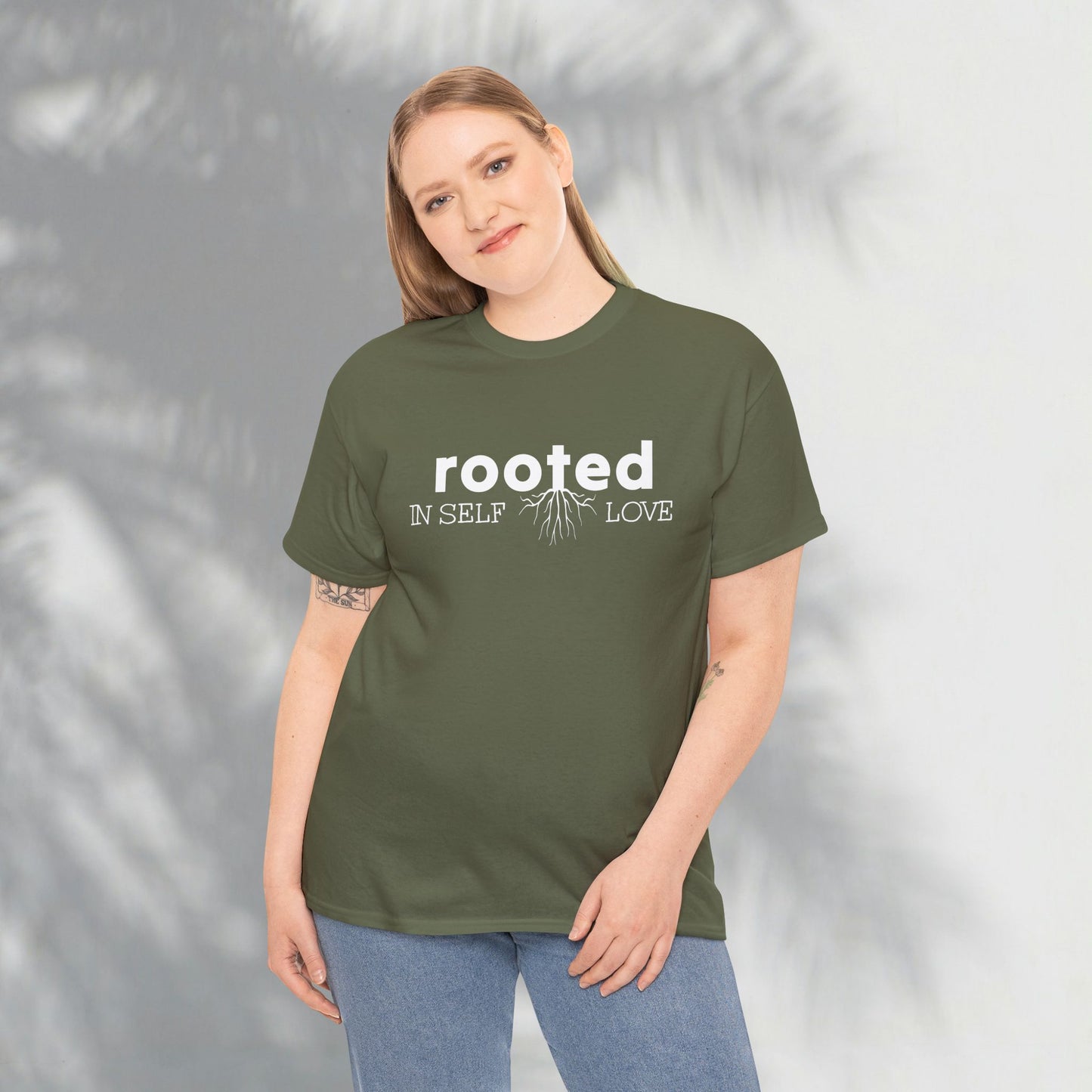 Rooted in Self-love | Unisex Heavy Cotton Tee