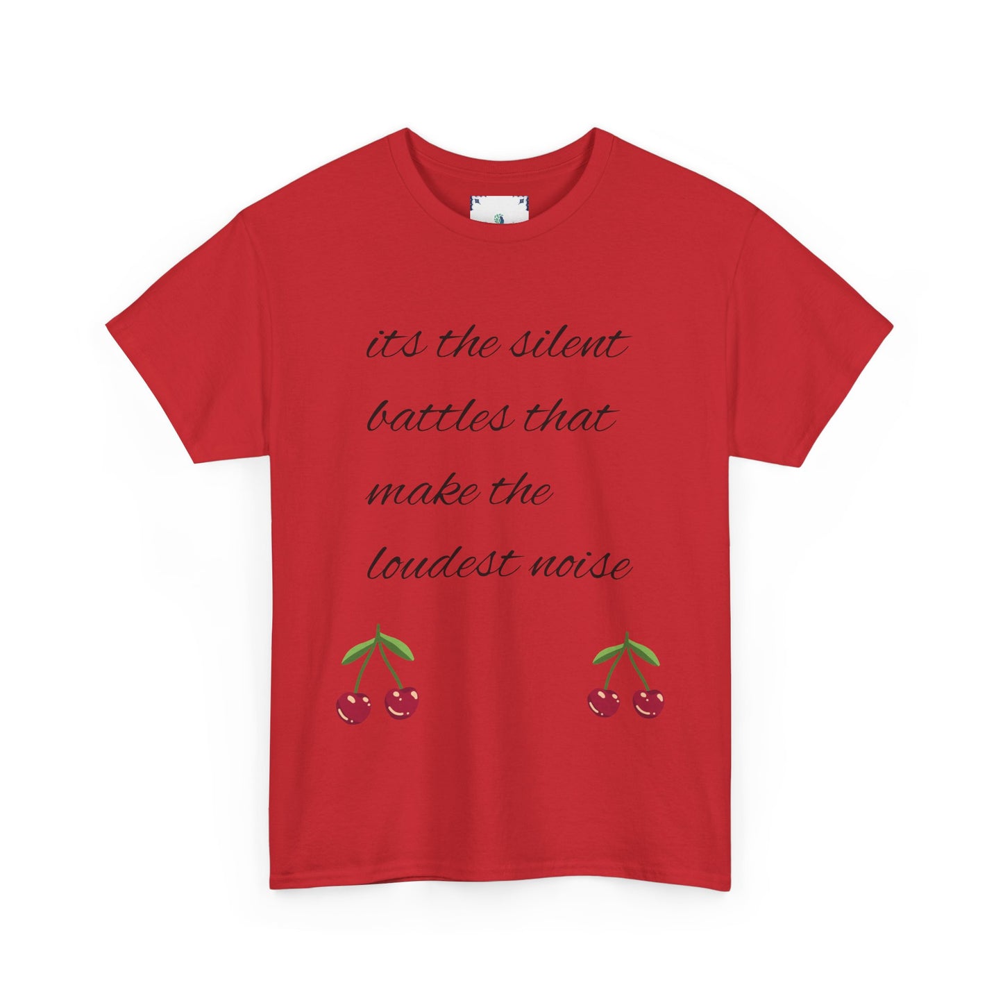 Inspirational Unisex Cotton Tee, Motivational Shirt, Quote T-Shirt, Gift for Mental Health Awareness, Everyday Comfort Wear