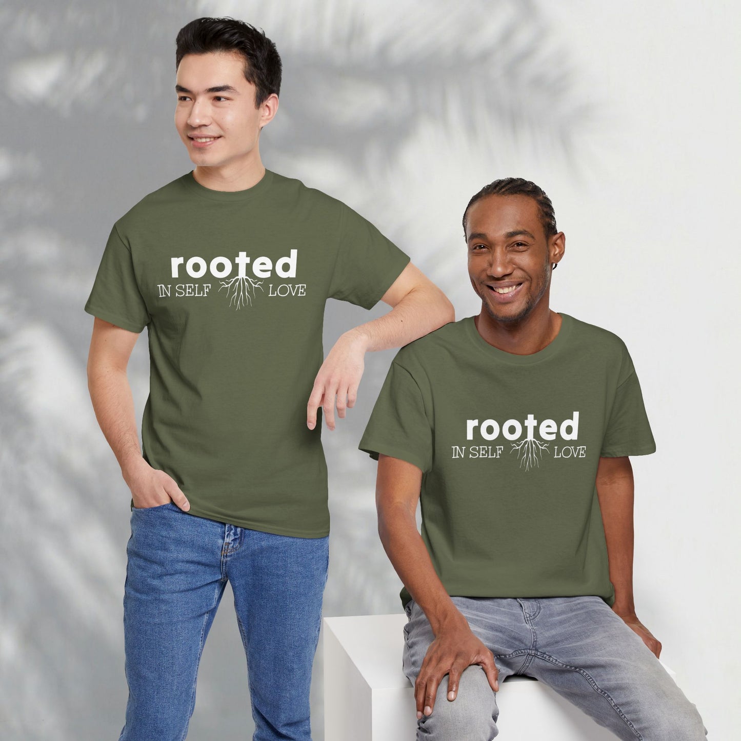 Rooted in Self-love | Unisex Heavy Cotton Tee