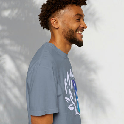 Brave Warrior Tee — Silhouette & Leaves Graphic T-Shirt