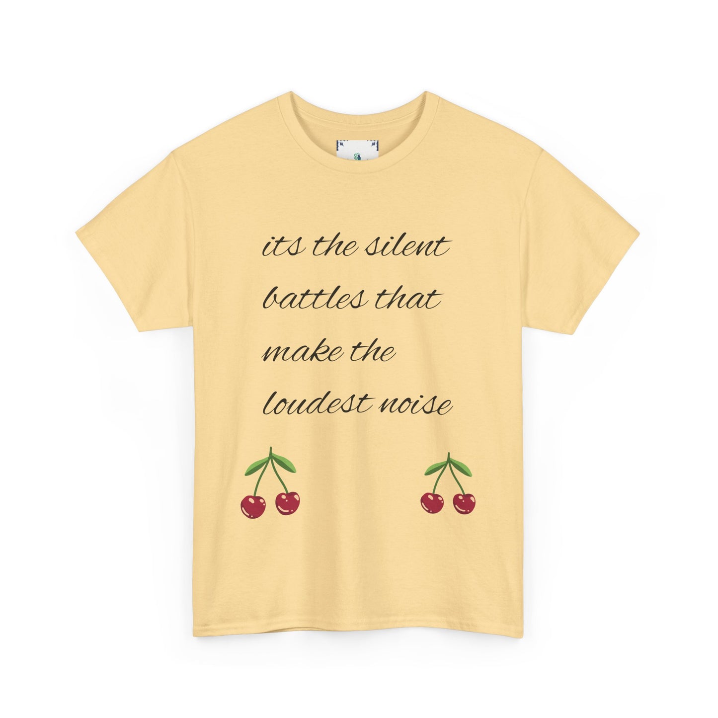 Inspirational Unisex Cotton Tee, Motivational Shirt, Quote T-Shirt, Gift for Mental Health Awareness, Everyday Comfort Wear