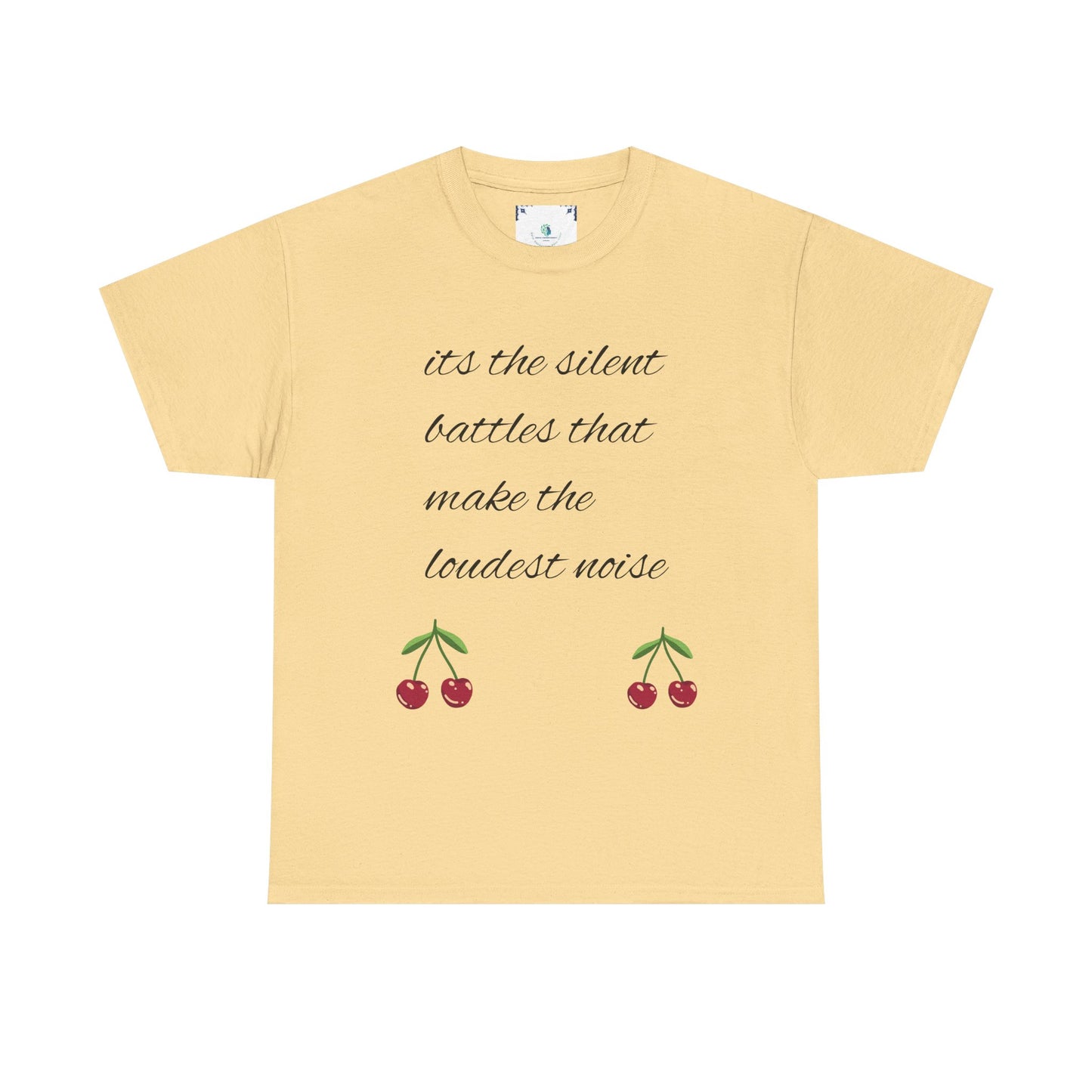 Inspirational Unisex Cotton Tee, Motivational Shirt, Quote T-Shirt, Gift for Mental Health Awareness, Everyday Comfort Wear
