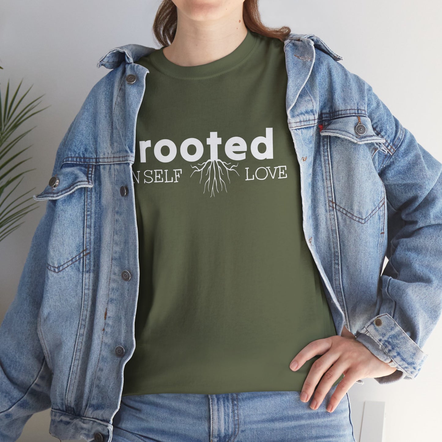 Rooted in Self-love | Unisex Heavy Cotton Tee
